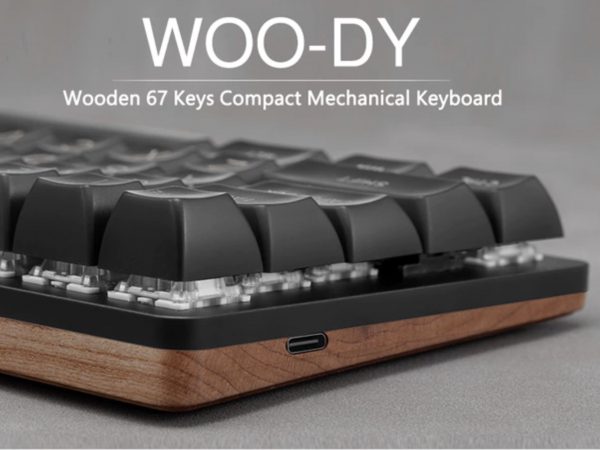 Pcまわりにオシャレ感をプラス 木を使ったメカニカルキーボード Woo Dy ニコニコニュース