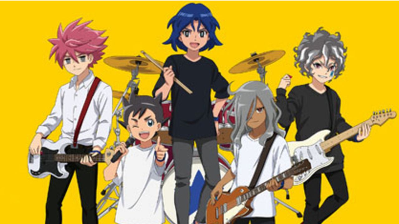 明日人らがロックバンドに イナイレ X タワレコ コラボ開催 描き下ろしを使用した限定グッズを販売 ニコニコニュース