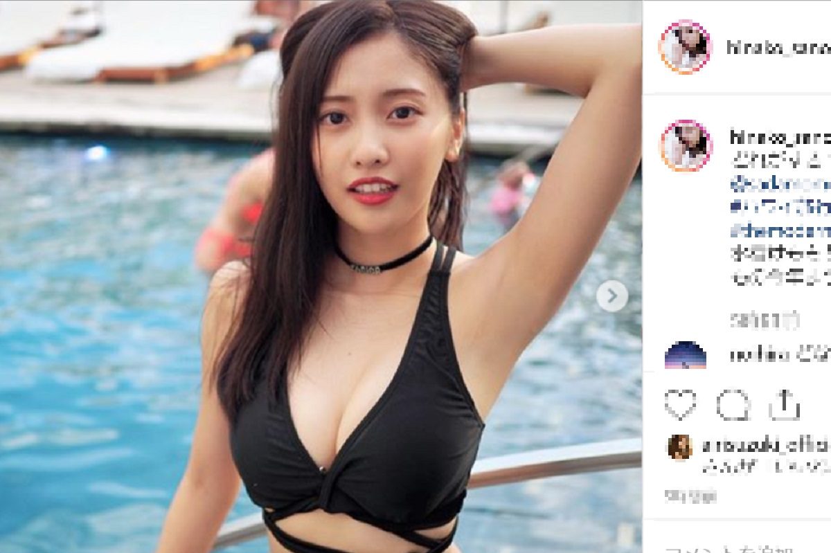 佐野ひなこ 黒のビキニでくっきりバスト 絶対に狙ってる ニコニコニュース