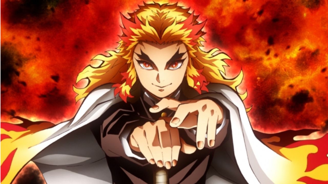 鬼滅の刃 劇場版 無限列車編 作成決定 炎柱 煉獄杏寿郎の新規カット ボイス入り特報映像も公開 ニコニコニュース