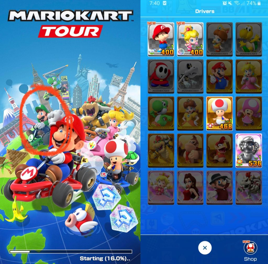 マリオカートツアー でタイトル画面にいる ルイージ がゲーム本編に登場しない 海外フォーラムでユーザーが気づき大喜利 ニコニコニュース