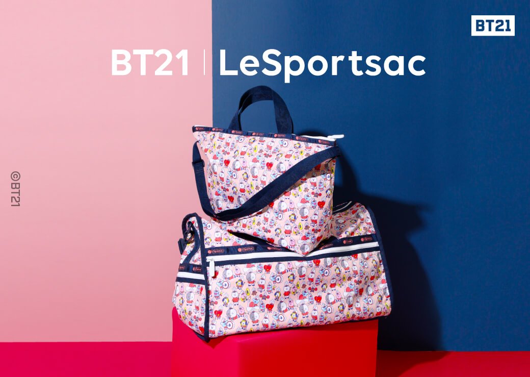 マーチングバンド衣装を着たキャラクターのバッグやポーチ Bt21 Lesportsac 商品 ニコニコニュース