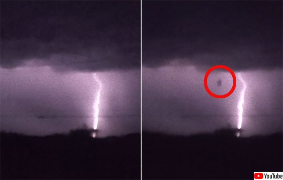 嵐雲の中から落雷とともに落ちてきた黒い物体の正体は アメリカ ニコニコニュース