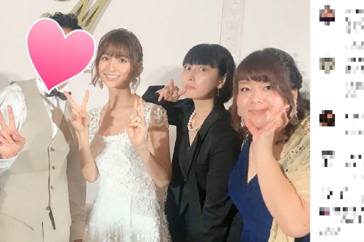 篠田麻里子の結婚パーティー 鳥居みゆきの近影 に驚きの声 ニコニコニュース