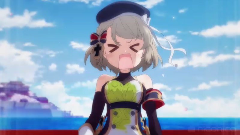 学級委員長スキルを発動するニーミが微笑ましい。『アズールレーン』第