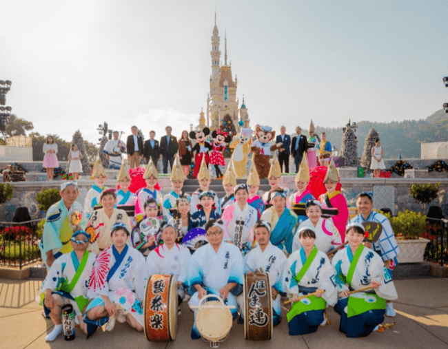 日本秋祭 In 香港 香港ディズニーランドで 徳島の阿波踊り公演を開催 ニコニコニュース