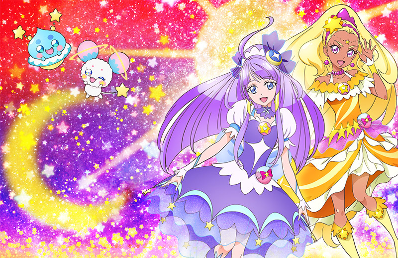 キュアソレイユ キュアセレーネが目印 スター トゥインクルプリキュア Blu Ray Vol 2ジャケイラスト公開 ニコニコニュース