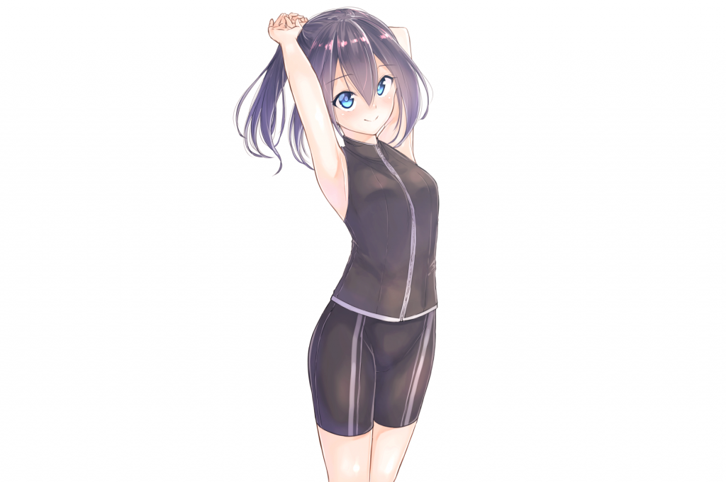 健康的なフォルムがイイッ スパッツ女子 イラスト集 ニコニコニュース