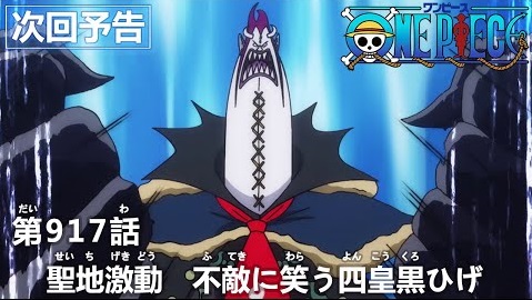 Tvアニメ ワンピース 第917話予告カットを紹介 ニコニコニュース