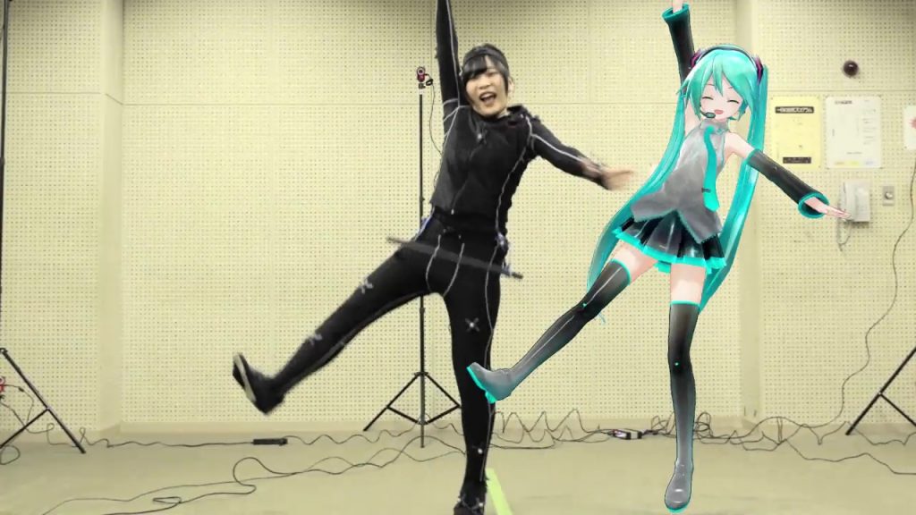 踊り手 初音ミクがモーションキャプチャーで共演 ニコニコニュース