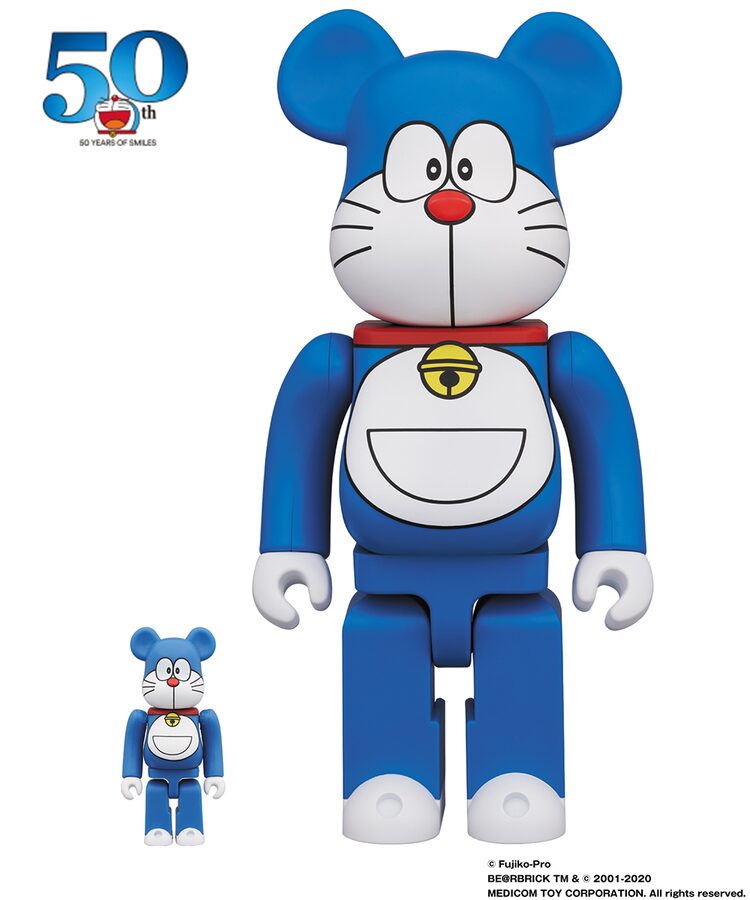 ドラえもん 50周年を記念したbe Rbrick 猫型ロボットが熊のフィギュアに ニコニコニュース