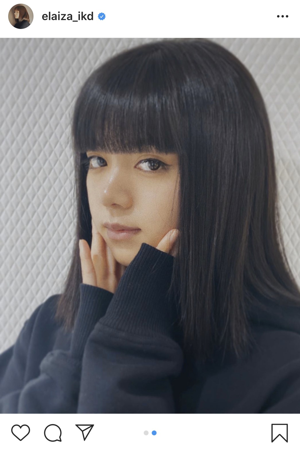 クレオパトラ超えちゃってます 人形ですか 池田エライザの黒髪ヘアに反響 ニコニコニュース