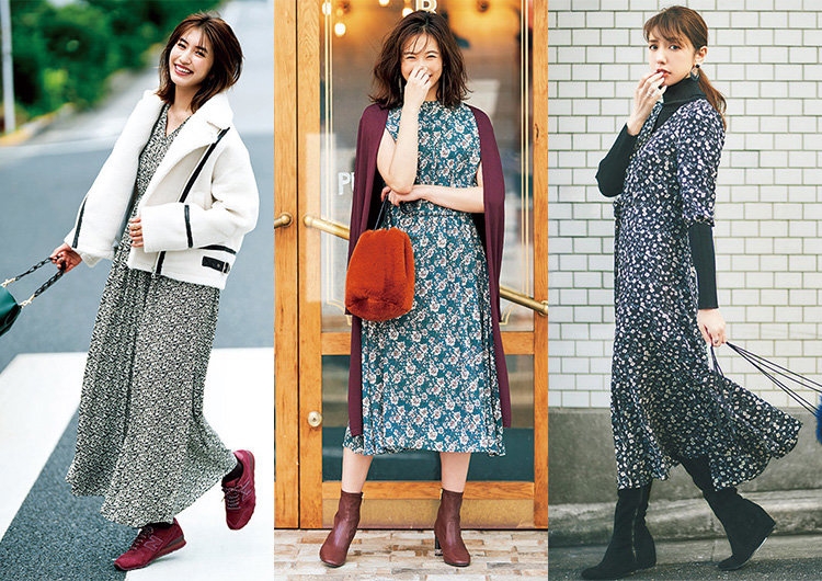 花柄ワンピースおすすめコーデ15選 アラサー女子の大人可愛い最新スタイルまとめ ニコニコニュース