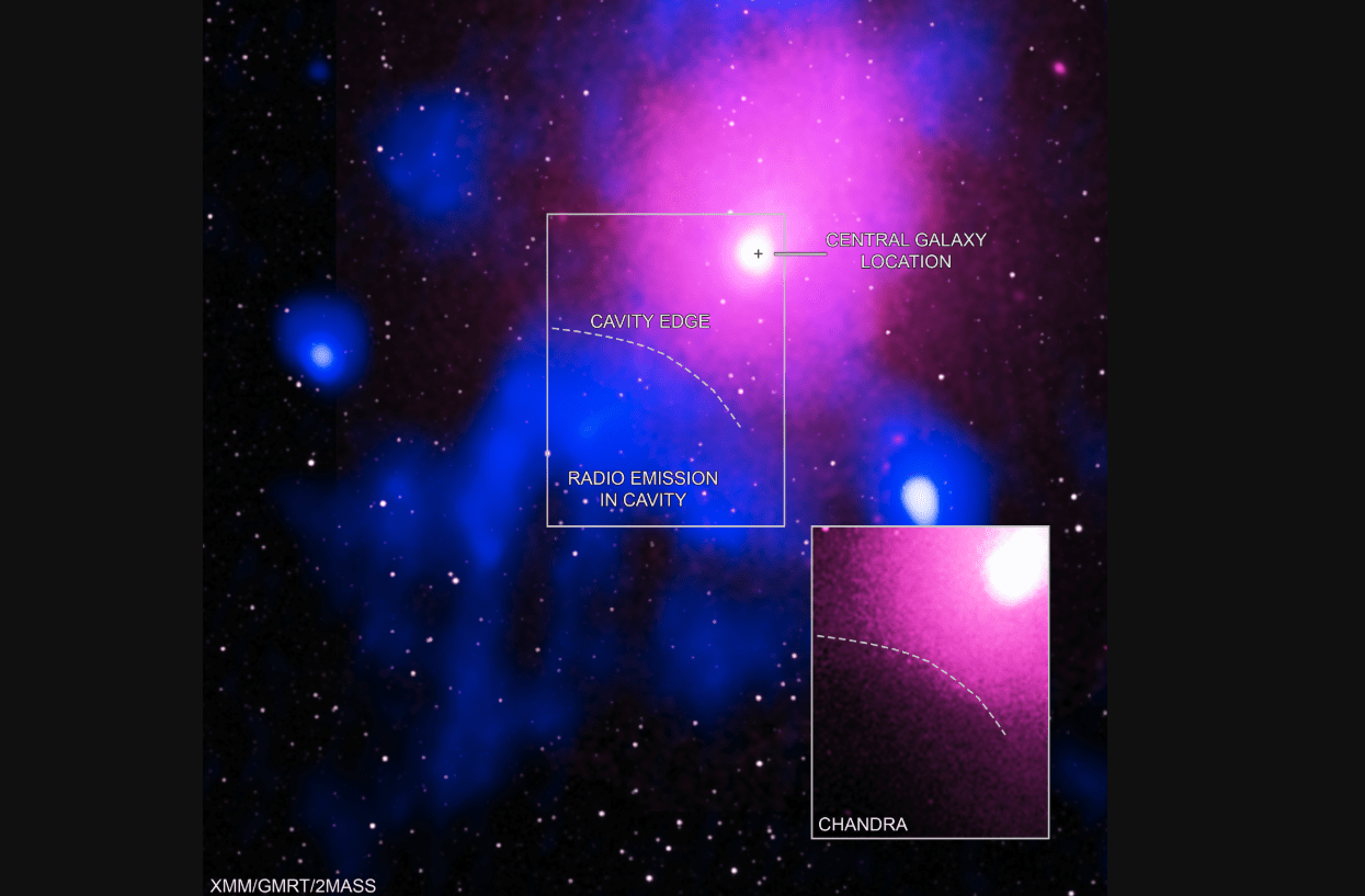 ビッグバン以来 宇宙史上最大の爆発が観測される 銀河に穴が ニコニコニュース