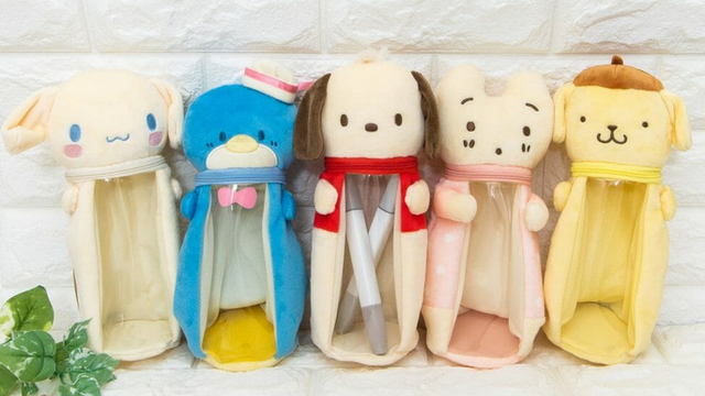サンリオ ぬいぐるみのように可愛いペンケースが登場 シナモロール ポムポムプリンなど全5種 ニコニコニュース