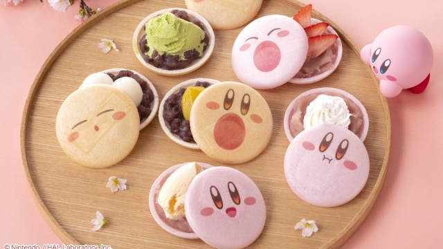 星のカービィ X 京都 鶴屋吉信 コラボ和菓子が登場 Sns映えもバッチリな手作り最中 ニコニコニュース