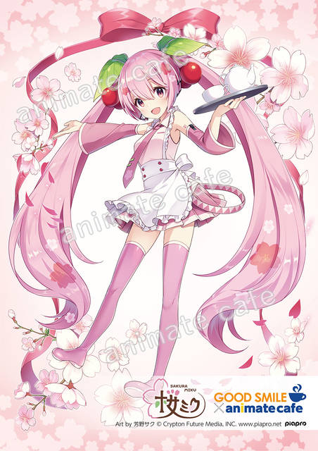 初音ミクファン必見 桜ミク コラボカフェ開催決定 春色の限定メニューや描き下ろしイラストグッズなど ニコニコニュース