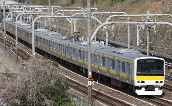 黄の中央・総武線各駅停車 立川行き武蔵小金井行き まもなく消える