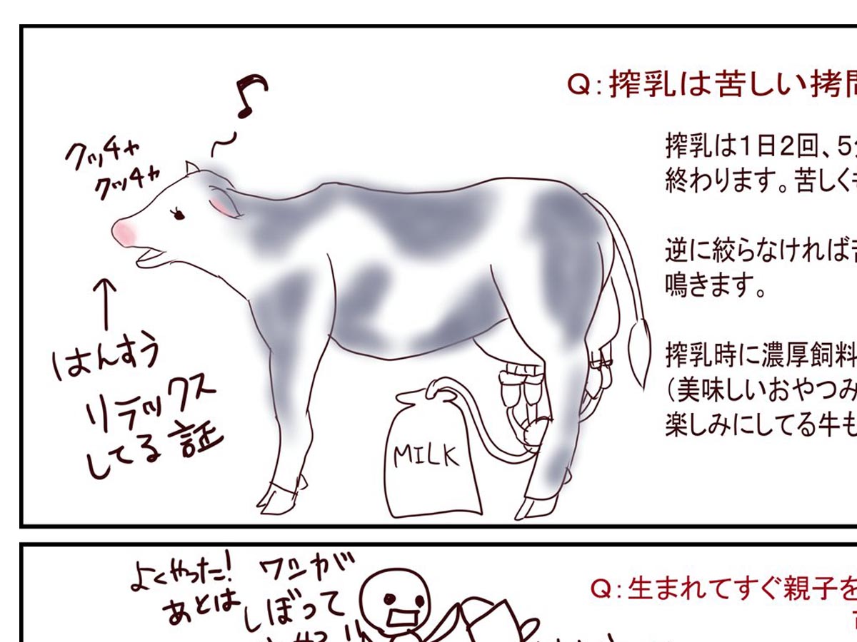 酪農は動物虐待だ に酪農家が反論 投稿に 考えさせられる 知らなかった ニコニコニュース