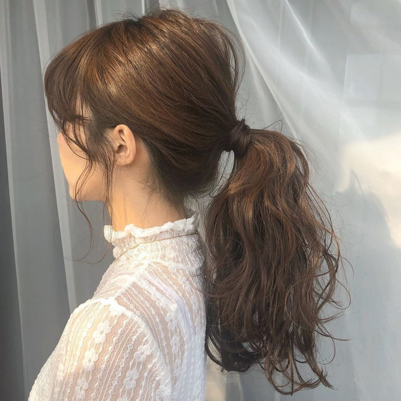 ポニーテール 触覚ヘアで全方位モテ 正しい触角の長さ 巻き方とアレンジ ニコニコニュース