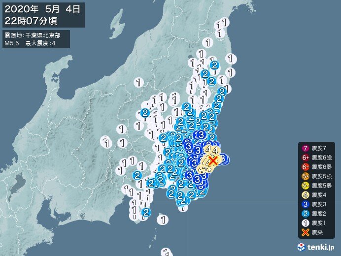 茨城県 千葉県で震度4の地震 津波の心配なし ニコニコニュース