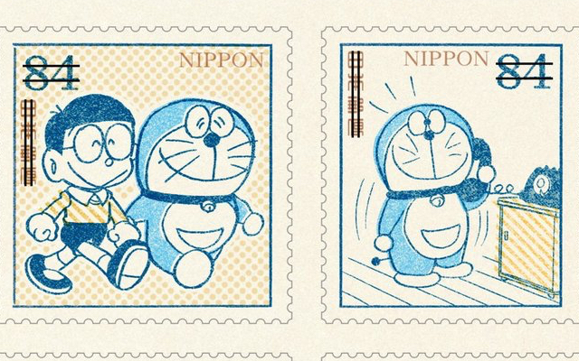 ドラえもん レトロ可愛い切手が登場 コミックス連載初期のカットが厳選されたデザイン ニコニコニュース
