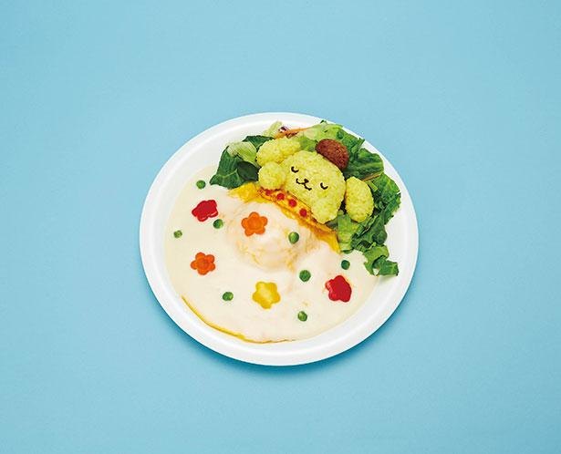 お昼寝中のポムポムプリンがオムライスに サンリオキャラと一緒にピクニック気分 ニコニコニュース