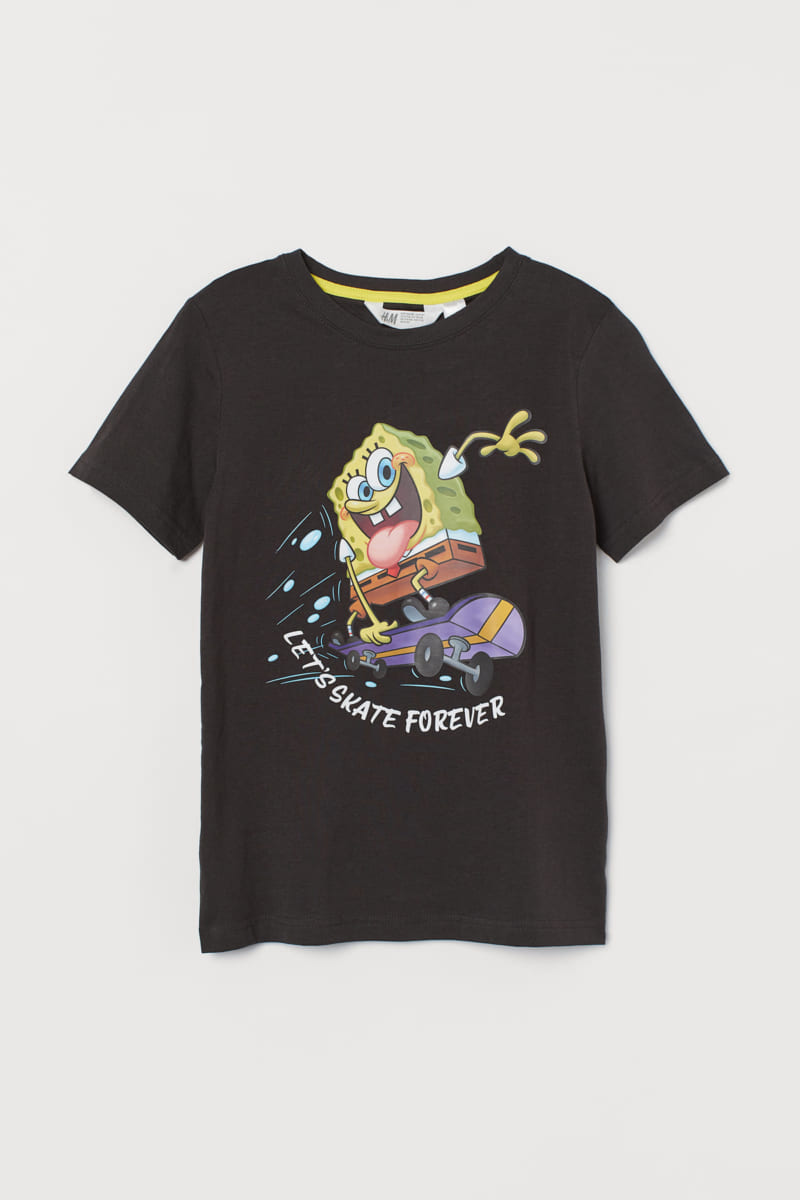 パトリックやゲイリーデザインのtシャツも H Mキッズ スポンジ ボブ カプセルコレクション ニコニコニュース