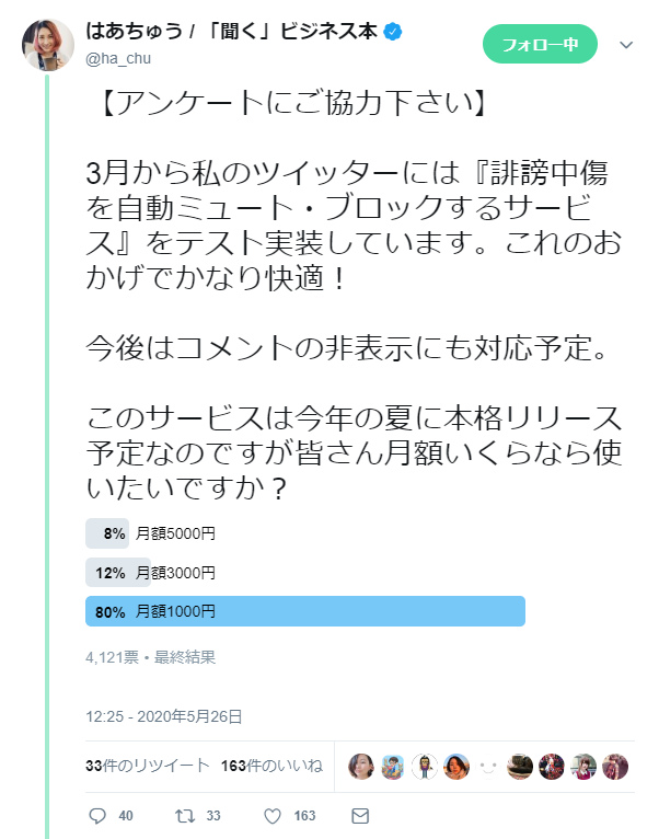 ツイッター 誹謗 中傷