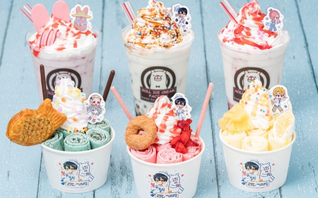 地縛少年花子くん X ロールアイスクリームファクトリー 花子くんや寧々たちをイメージした限定メニューが登場 ニコニコニュース