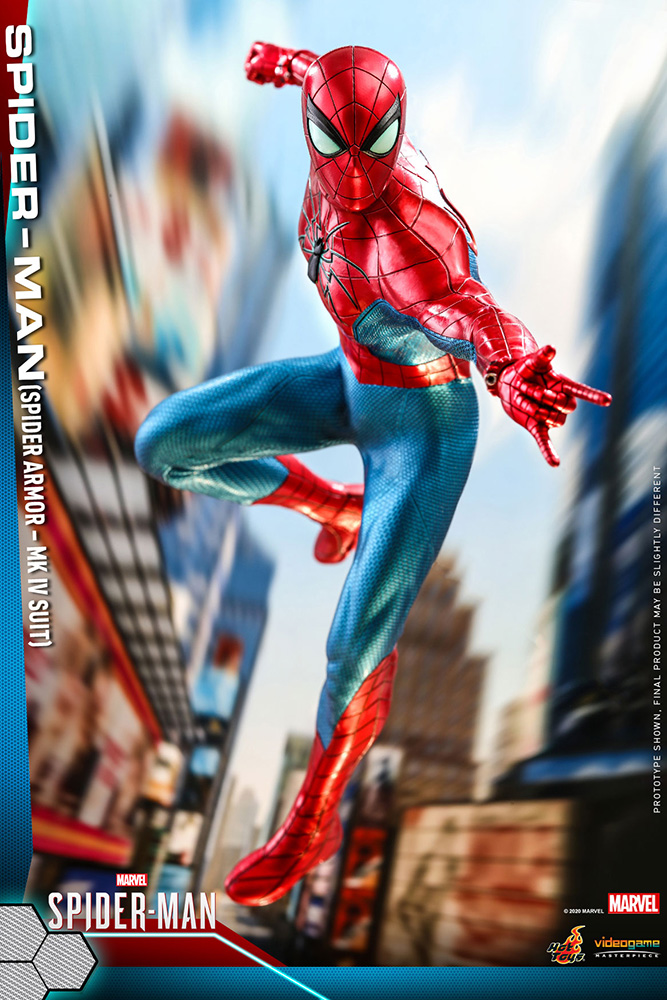 ホットトイズ１／６スケール スパイダーマン ネガティブ・スーツ版