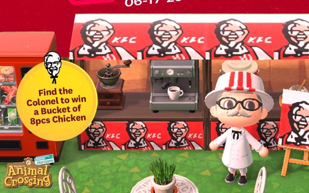 ケンタッキーフライドチキンが あつまれどうぶつの森 で作成した 公式kfc島 を公開 カーネルおじさんを発見できればク ニコニコニュース