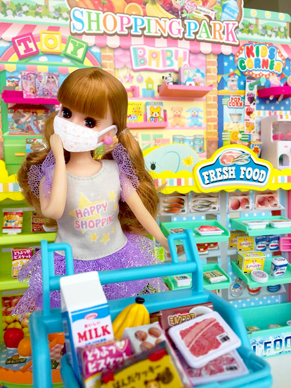 お買い物 チコちゃん りかちゃんのお友達 人形 ゼンマイ