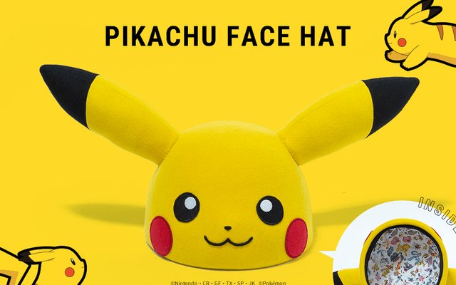 ポケモン ピカチュウの顔を再現したハットが登場 帽子ブランド Ca4la コラボアイテムが可愛すぎる ニコニコニュース