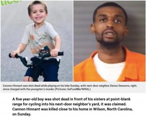 自転車に乗って遊んでいた5歳児 隣人の庭に入った途端射殺される 米 ニコニコニュース