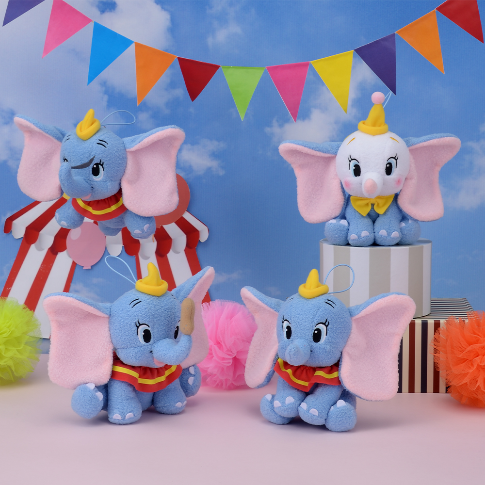 ピエロメイクや羽を持った姿も セガプライズ ディズニー ダンボ ふんわりぬいぐるみ ニコニコニュース