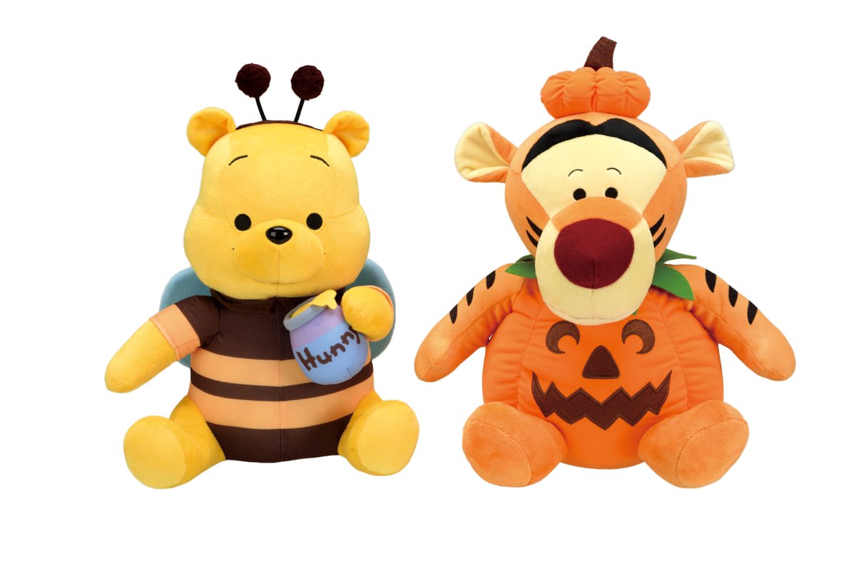 みつばちプーさんとカボチャのティガー セガプライズ ディズニー くまのプーさん スペシャルコスチュームぬいぐるみ ニコニコニュース