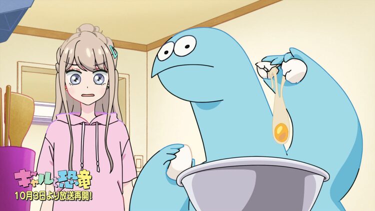 10月再開のアニメ ギャルと恐竜 新作エピソードを収めたpv公開 ニコニコニュース