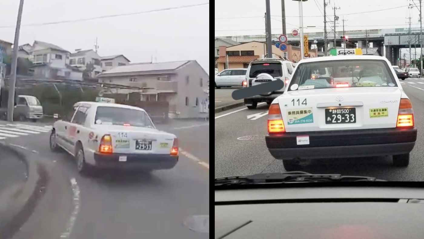 静岡 危なすぎ ひどすぎる運転のタクシーがドラレコで撮影されるも 協会も会社も警察も冷たい対応 ニコニコニュース