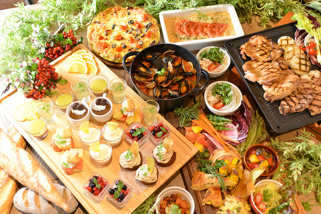 9月14日 月 開業 ららぽーと愛知東郷に約６0品の美味しさを楽しめるブッフェレストラン Ex Blue The ニコニコニュース