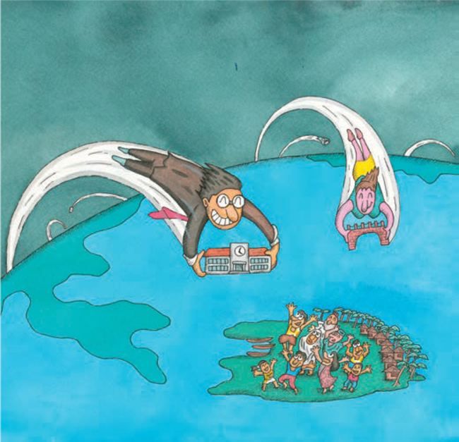 本田亮sdgsユーモアイラスト原画展 楽しく知る世界を変える17の目標 ニコニコニュース