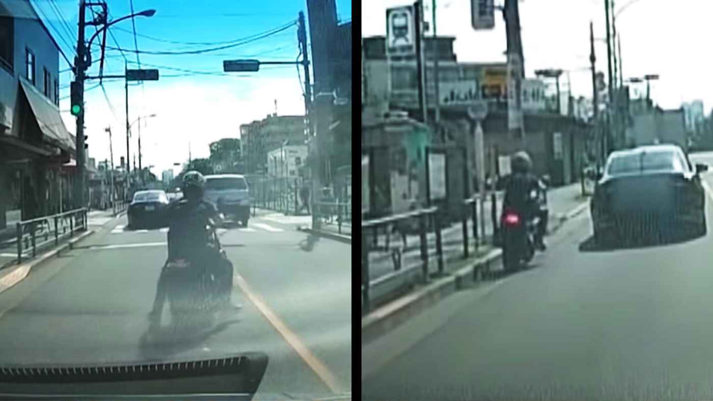 これは記憶無さそう 山口達也容疑者がフラフラ蛇行運転する後続車が撮影した動画が公開 ニコニコニュース