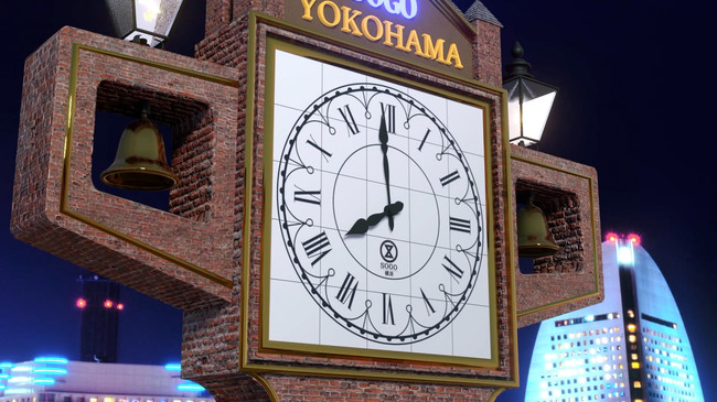 そごう横浜店 開店３５周年記念 デジタルからくり時計が登場 ニコニコニュース