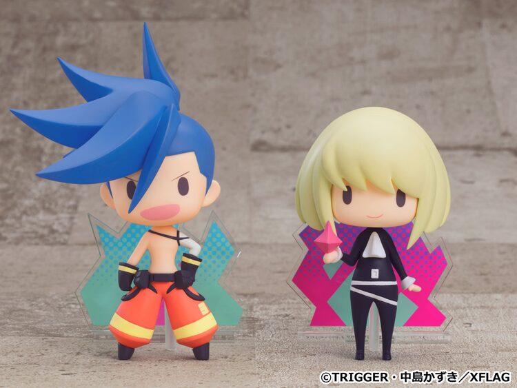 プロメア ガロとリオのデフォルメフィギュア コヤマシゲトのイラストもとに ニコニコニュース