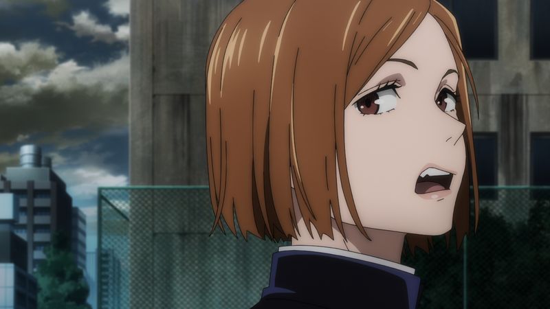 Tvアニメ 呪術廻戦 第3話感想 私が私であるためだもの 1年生の紅一点 野薔薇登場 五寸釘と金槌で戦う鉄骨娘 ニコニコニュース