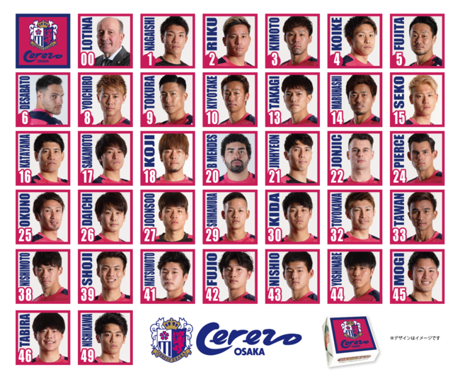全37種類のセレッソ大阪decoチョコ登場 好きな選手を組み合わせてオリジナルチロルセットを作ろう ニコニコニュース