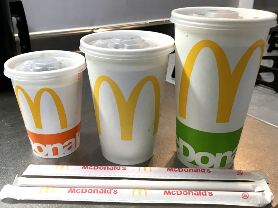 最安値挑戦！ マクドナルドで対象商品と引き換えできるチケットです