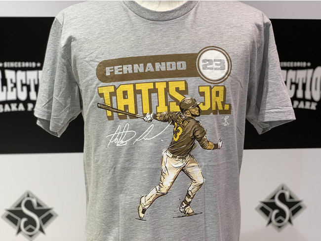 Mlb パドレスのタティスjr イラストtシャツが待望の新入荷 ニコニコニュース