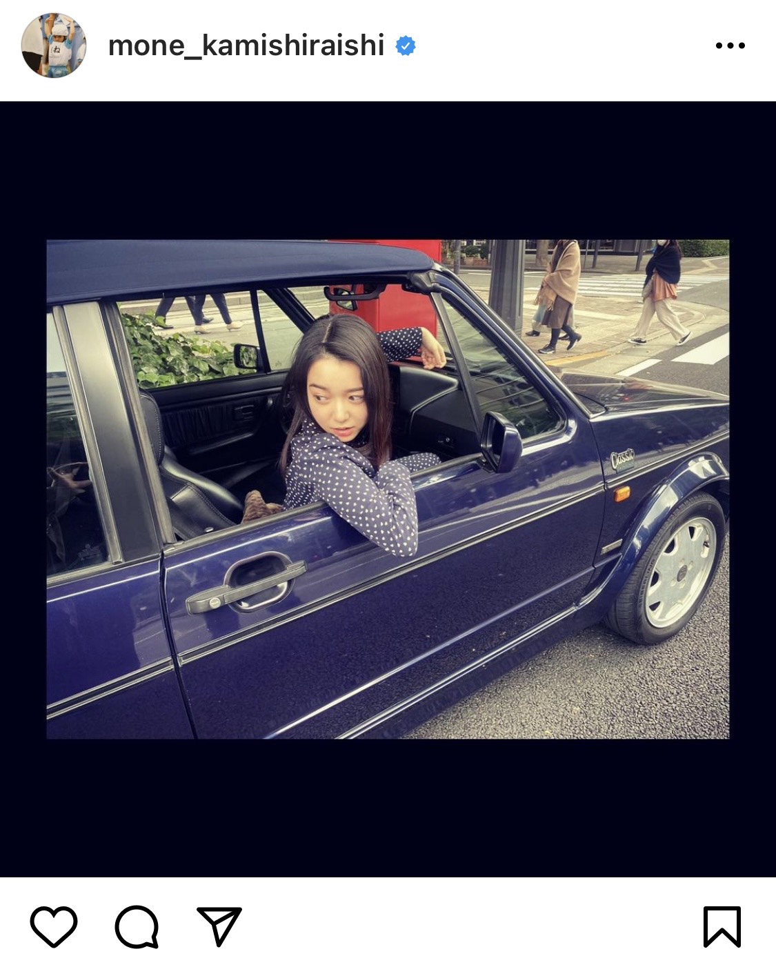 最高に可愛い 様になってる 上白石萌音のドライブデート風ショットに注目集まる ニコニコニュース