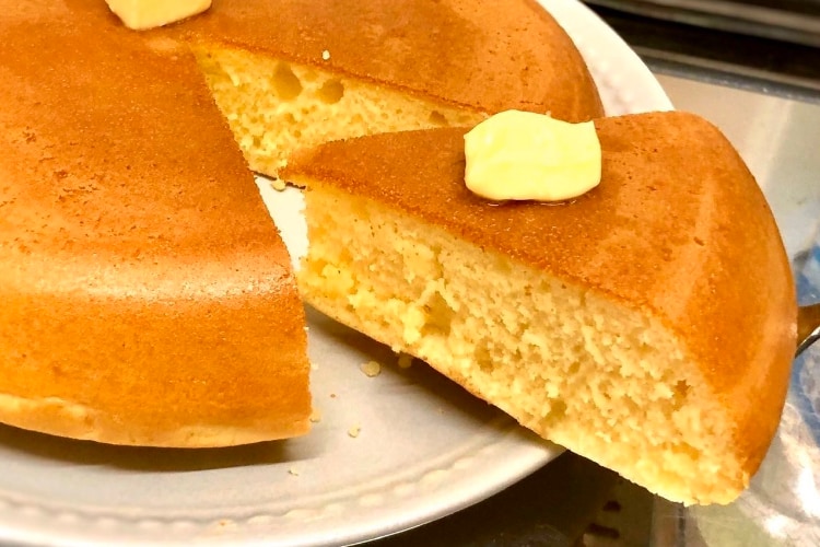 中カリ外ふわっ ホットケーキミックスで作れる カステラパンケーキ が簡単で超美味しそう ニコニコニュース